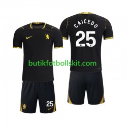 Chelsea Moises Caicedo 25 Barn Borta Matchtröja 2026/27 Kortärmad