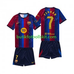 FC Barcelona Ferran Torres 7 Barn Hemma Matchtröja 2026/27 Kortärmad