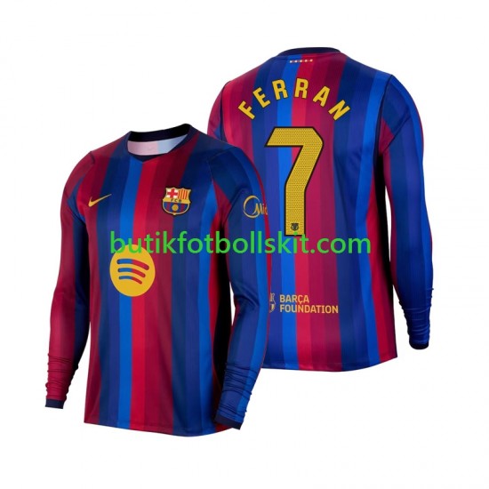 FC Barcelona Ferran Torres 7 Män Hemma Matchtröja 2026/27 Långärmad