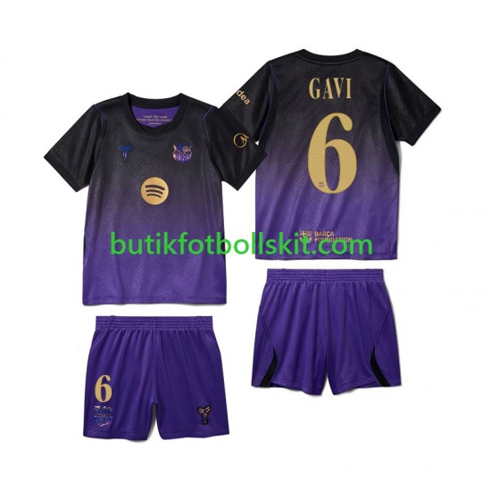 FC Barcelona Gavi 6 Barn Borta Matchtröja 2026/27 Kortärmad
