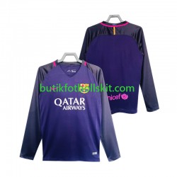 FC Barcelona 2016 2017 Retro Män Borta Matchtröja Långärmad