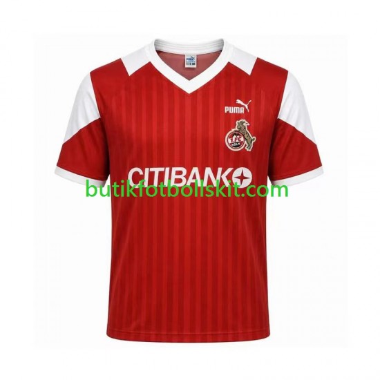FC Köln 1992 1993 Retro Män Borta Matchtröja Kortärmad