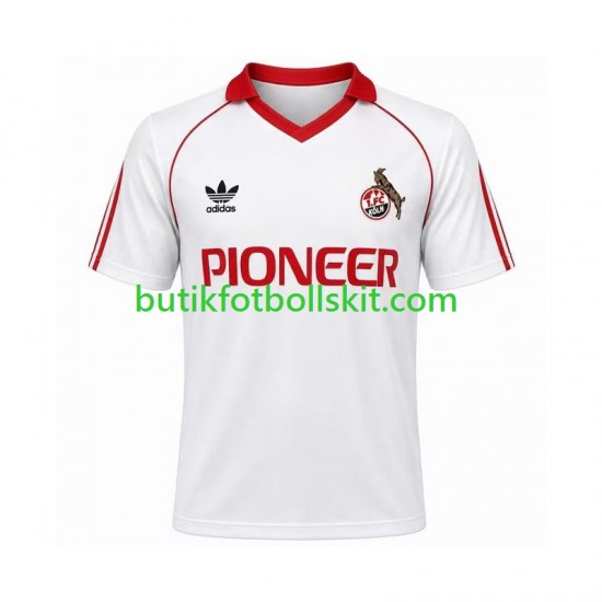 FC Köln 1980 1981 Retro Män Hemma Matchtröja Kortärmad