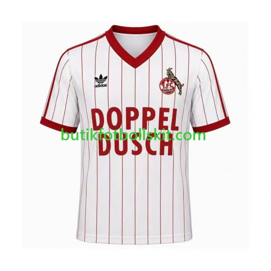 FC Köln 1982 1983 Retro Män Hemma Matchtröja Kortärmad
