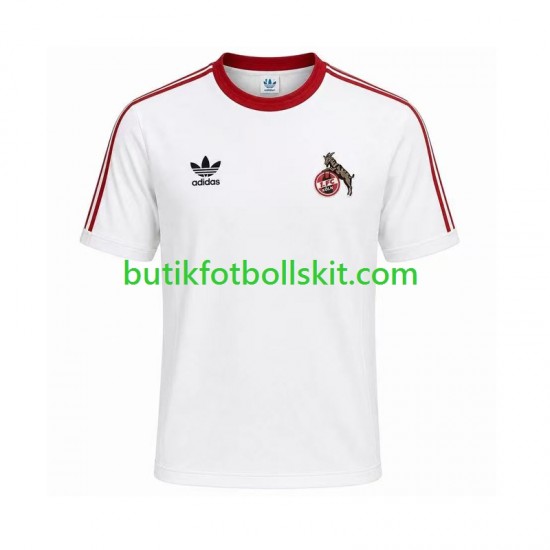 FC Köln 1986 1987 Retro Män Hemma Matchtröja Kortärmad