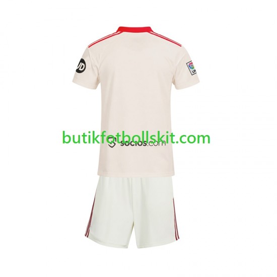 Sevilla FC Retro Barn Hemma Matchtröja 2025/26 Kortärmad
