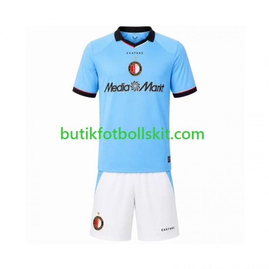 Feyenoord Rotterdam Barn Borta Matchtröja 2026/27 Kortärmad