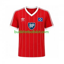 Hamburger SV 1984 Retro Män Borta Matchtröja Kortärmad