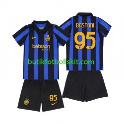 Inter Milan Alessandro Bastoni 95 Barn Hemma Matchtröja 2026/27 Kortärmad