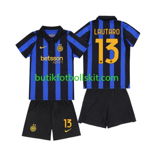Inter Milan Lautaro Martinez 13 Barn Hemma Matchtröja 2026/27 Kortärmad