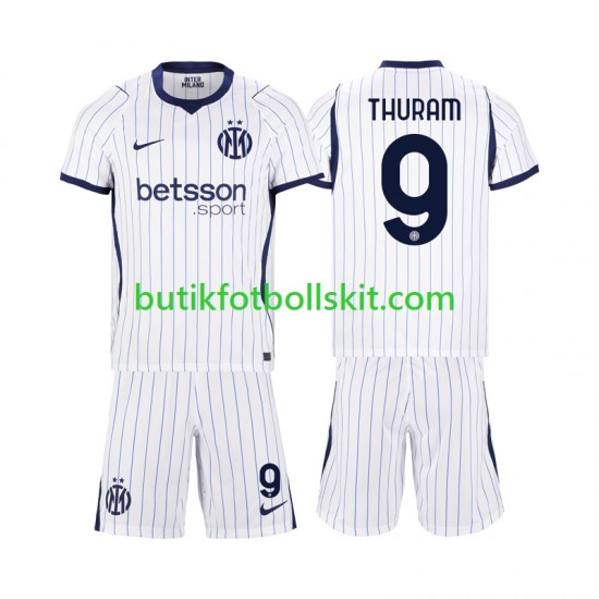 Inter Milan Marcus Thuram 9 Barn Borta Matchtröja 2026/27 Kortärmad