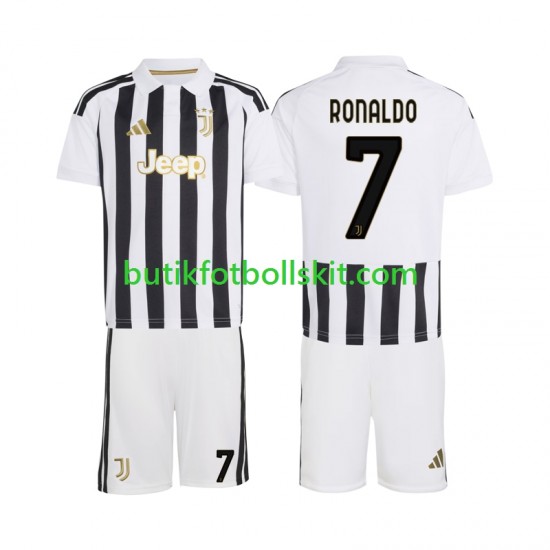 Juventus Cristiano Ronaldo 7 Barn Hemma Matchtröja 2026/27 Kortärmad