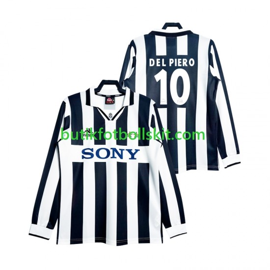 Juventus DEL PIERO 10 1997 Retro Män Hemma Matchtröja Långärmad