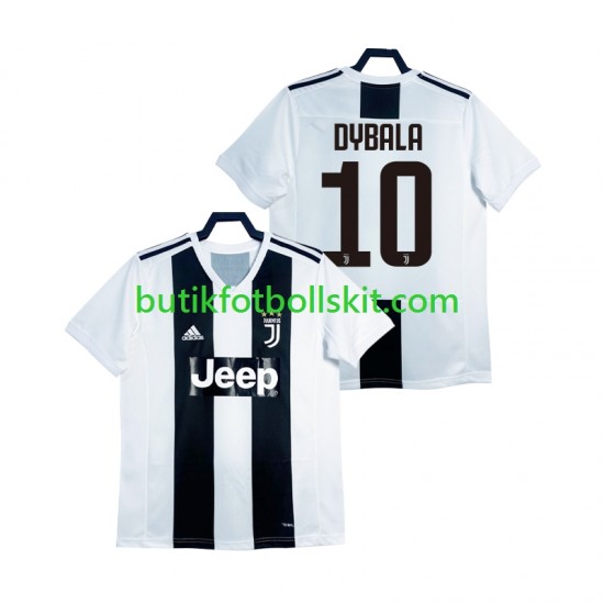 Juventus DYBALA 21 2018 2019 Retro Män Hemma Matchtröja Kortärmad