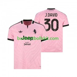 Juventus Jonathan David 30 Män Borta Matchtröja 2026/27 Kortärmad Juventus Jonathan David 30 Män Borta Matchtröja 2026/27 Kortärmad