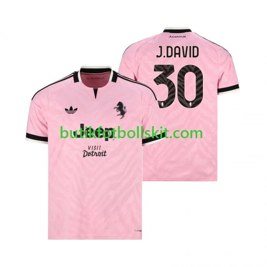 Juventus Jonathan David 30 Män Borta Matchtröja 2026/27 Kortärmad