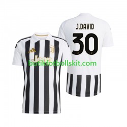 Juventus Jonathan David 30 Män Hemma Matchtröja 2026/27 Kortärmad Juventus Jonathan David 30 Män Hemma Matchtröja 2026/27 Kortärmad