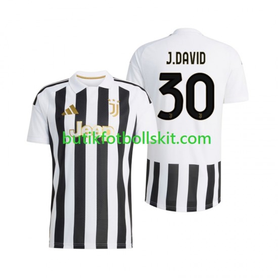 Juventus Jonathan David 30 Män Hemma Matchtröja 2026/27 Kortärmad