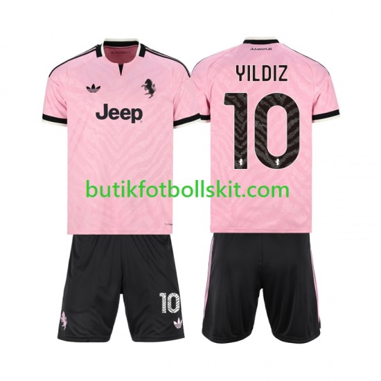 Juventus Kenan Yildiz 10 Barn Borta Matchtröja 2026/27 Kortärmad