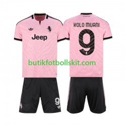 Juventus Randal Kolo Muani 9 Barn Borta Matchtröja 2026/27 Kortärmad