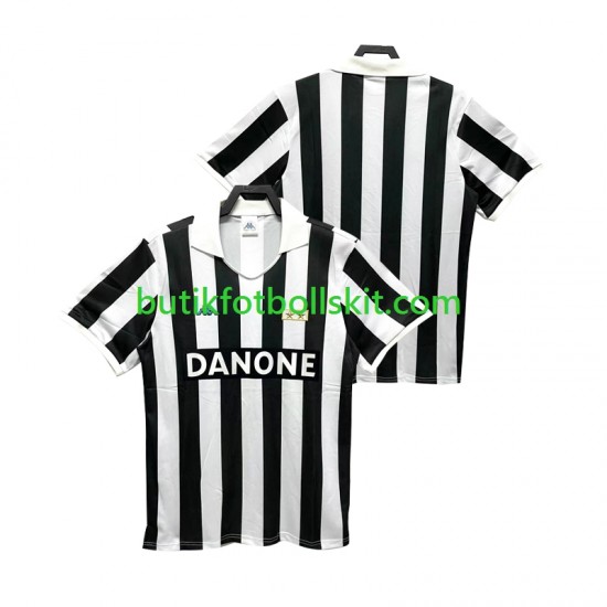 Juventus 1992 1994 Retro Män Hemma Matchtröja Kortärmad