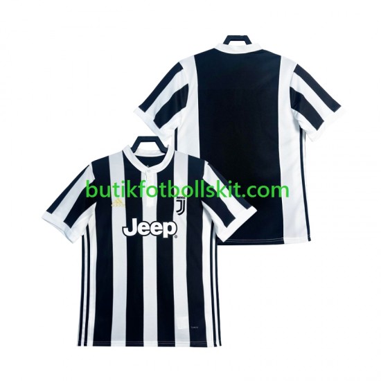 Juventus 2017 2018 Retro Män Hemma Matchtröja Kortärmad