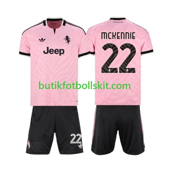 Juventus Weston McKennie 22 Barn Borta Matchtröja 2026/27 Kortärmad