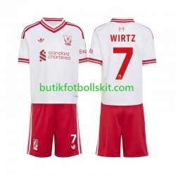 Liverpool Florian Wirtz 7 Barn Borta Matchtröja 2026/27 Kortärmad