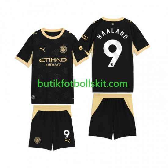 Manchester City Erling Haaland 9 Barn Borta Matchtröja 2026/27 Kortärmad