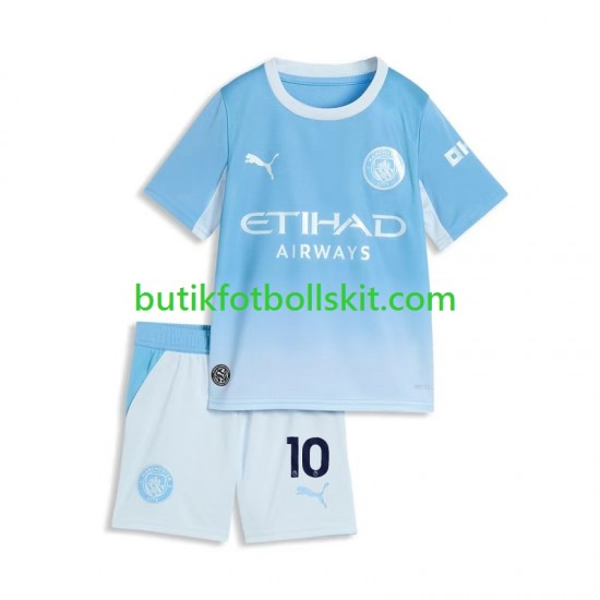 Manchester City Rayan Cherki 10 Barn Hemma Matchtröja 2026/27 Kortärmad