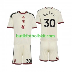 Manchester United Benjamin Sesko 30 Barn Tredje Matchtröja 2026/27 Kortärmad