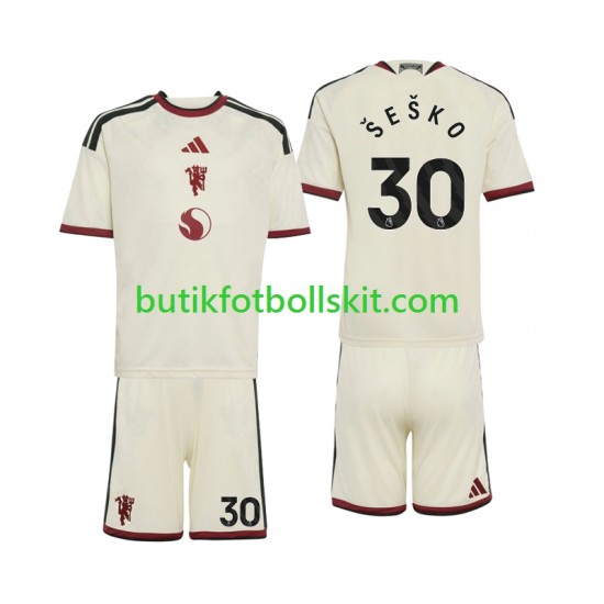 Manchester United Benjamin Sesko 30 Barn Tredje Matchtröja 2026/27 Kortärmad