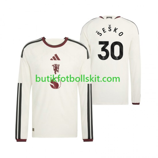 Manchester United Benjamin Sesko 30 Män Tredje Matchtröja 2026/27 Långärmad