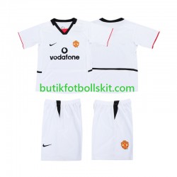 Manchester United 2003 Barn Borta Matchtröja 2002 Kortärmad