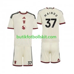Manchester United Kobbie Mainoo 37 Barn Tredje Matchtröja 2026/27 Kortärmad