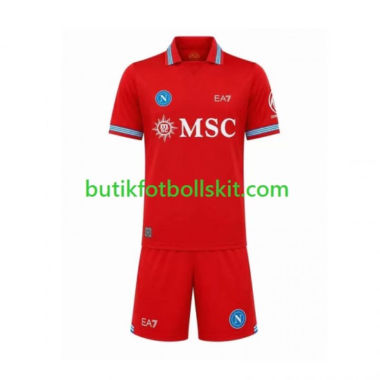 SSC Napoli Barn Tredje Matchtröja 2026/27 Kortärmad