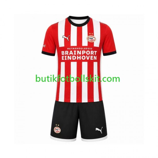 PSV Eindhoven Barn Hemma Matchtröja 2026/27 Kortärmad