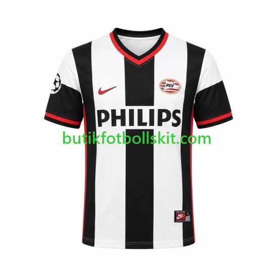 PSV Eindhoven Retro Män Borta Matchtröja 1998 Kortärmad