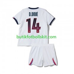 Paris Saint-Germain Desire Doue 14 Barn Borta Matchtröja 2026/27 Kortärmad