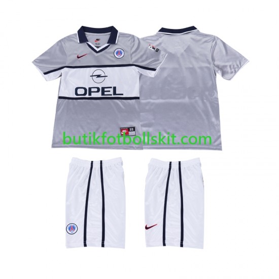 Paris Saint-Germain 2000 2001 Retro Barn Borta Matchtröja Kortärmad