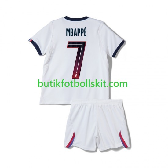 Paris Saint-Germain Mbappé Kylian 7 Barn Borta Matchtröja 2026/27 Kortärmad