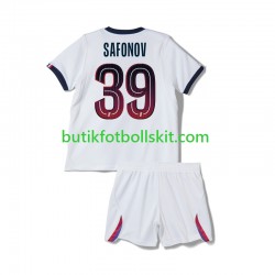 Paris Saint-Germain Matvey Safonov 39 Barn Borta Matchtröja 2026/27 Kortärmad