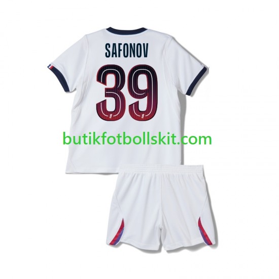 Paris Saint-Germain Matvey Safonov 39 Barn Borta Matchtröja 2026/27 Kortärmad