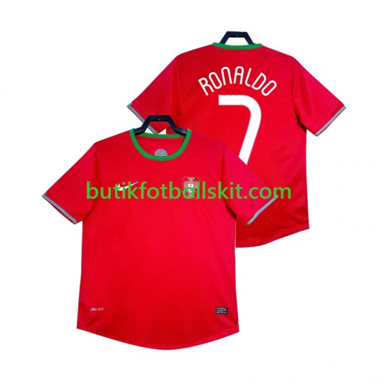 Portugal Cristiano Ronaldo 7 2012 Retro Män Hemma Matchtröja Kortärmad