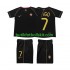 Portugal FIGO 7 Retro Barn Borta Matchtröja 2006 Kortärmad