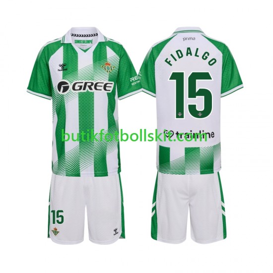 Real Betis Fidalgo 15 Barn Hemma Matchtröja 2026/27 Kortärmad