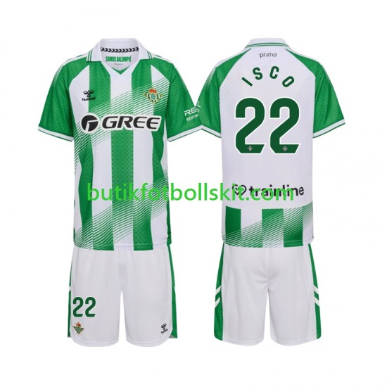 Real Betis Isco 22 Barn Hemma Matchtröja 2026/27 Kortärmad