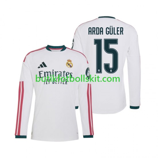 Real Madrid Arda Guler 15 Män Hemma Matchtröja 2026/27 Långärmad