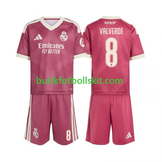 Real Madrid Federico Valverde 8 Barn Tredje Matchtröja 2026/27 Kortärmad
