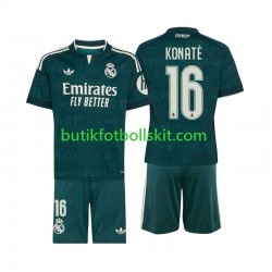 Real Madrid Ibrahima Konate 16 Barn Borta Matchtröja 2026/27 Kortärmad